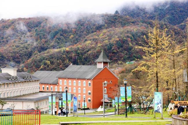 四川秋假各大景区长满小朋友