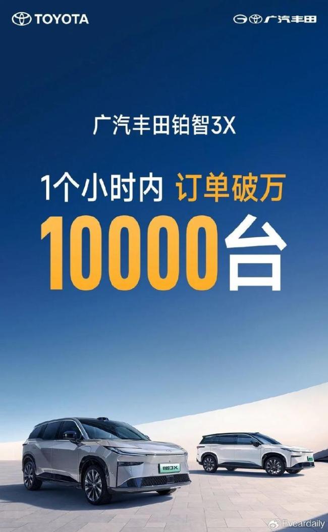 活久见,丰田电车订单爆了,激光雷达 端到端都上车,只要15万 合资电车逆袭战