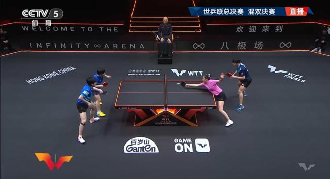 孙颖莎王楚钦0-3韩国组合摘银