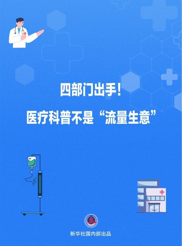 新华鲜报|四部门出手!医疗科普不是“流量生意”