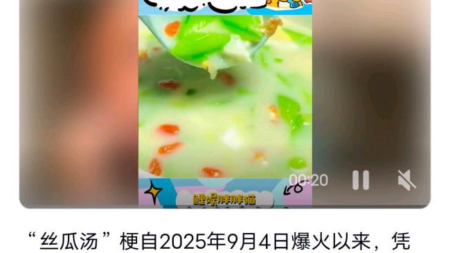 丝瓜汤的风还是吹到了外国