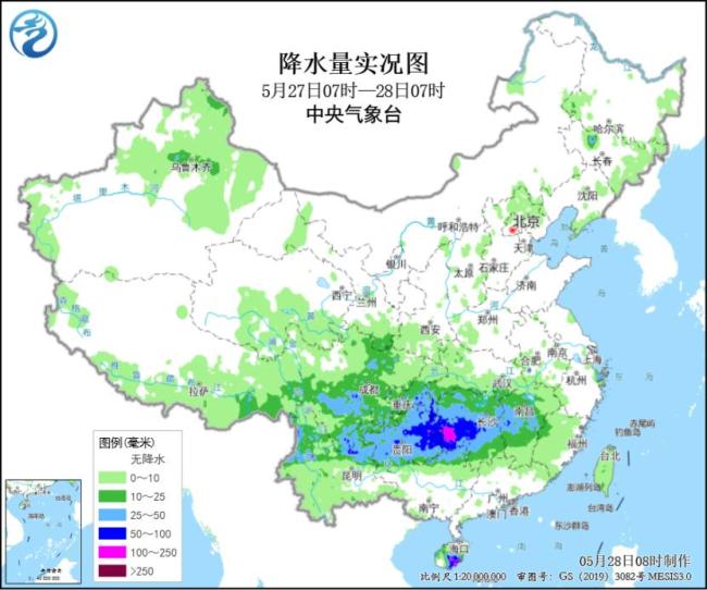 暴雨黄色预警继续:多地有大暴雨!