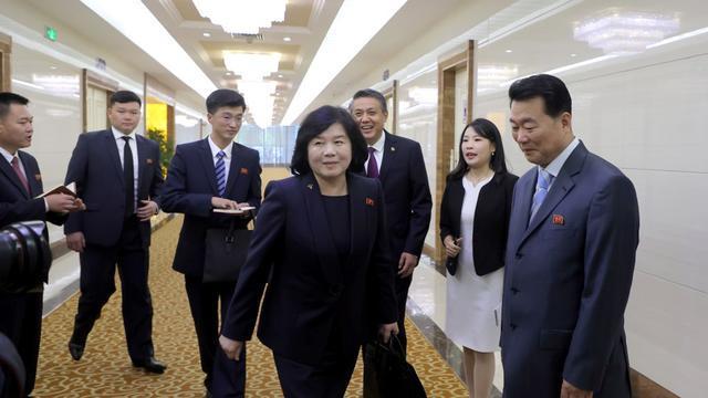 中方全面谈成 朝鲜61岁铁娘子抵京