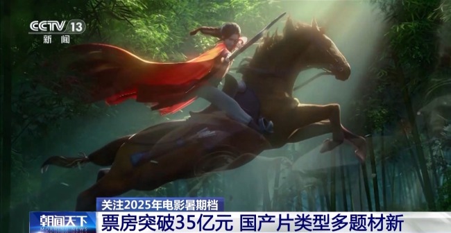 今年暑期档电影票房破35亿 国产片类型多题材新