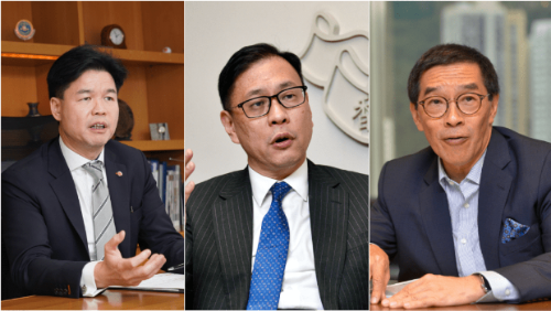 李家超委任大律师公会前主席杜淦堃、律师会会长汤文龙及港交所主席唐家成为司法人员推荐委员会委员。 李家超委任大律师公会前主席杜淦堃、律师会会长汤文龙及港交所主席唐家成为司法人员推荐委员会委员。