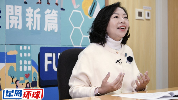 民政及青年事务局局长麦美娟。 民政及青年事务局局长麦美娟。