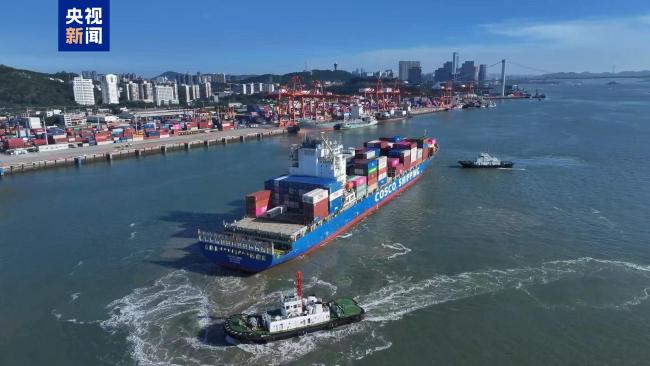 我国开通首条金砖安全智能贸易试点航线