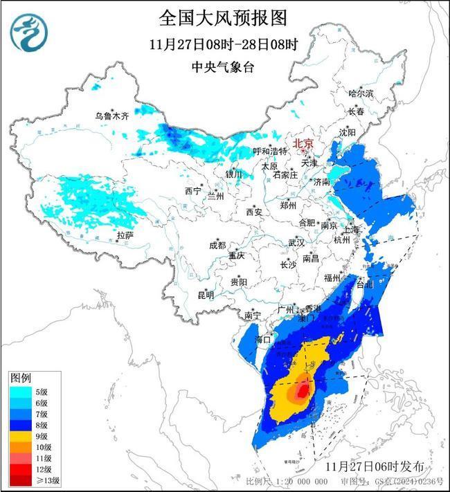 大风、台风、沙尘暴多预警齐发 这些地区注意防范