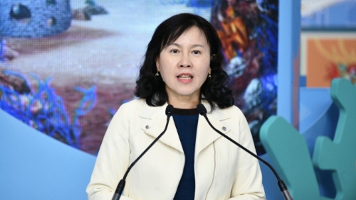 陈美宝表示，关税战为本港物流、航运及航空业带来持续不明朗因素。资料图片