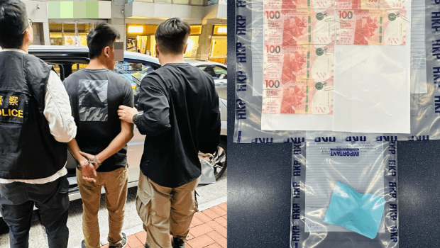 警湾仔反毒品拘一男