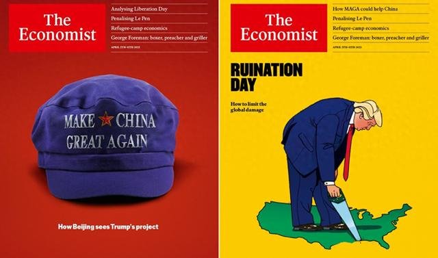 今期《经济学人》发布了两个不同版本的封面。.jpg 今期《经济学人》发布了两个不同版本的封面。.jpg