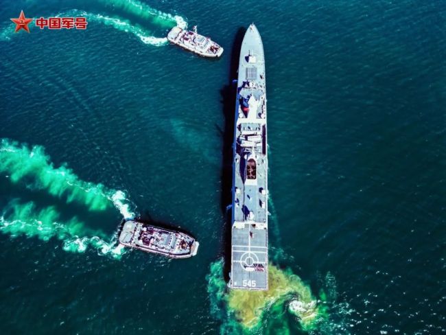 054B漯河舰训练画面曝光 新质战斗力加速生成