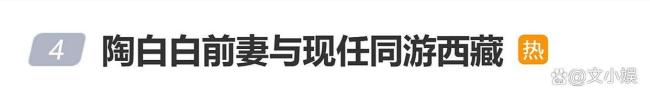 陶白白前妻与现任同游西藏