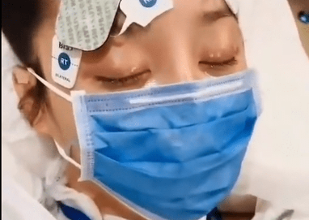 女星肖妍倪曾因心脏骤停成植物人,，昏迷3个月。