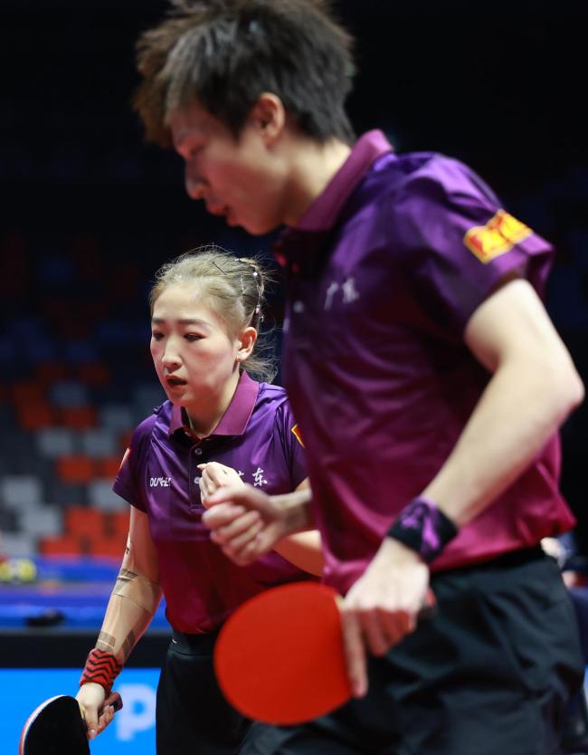 林高远/刘诗雯晋级全运会混双四强