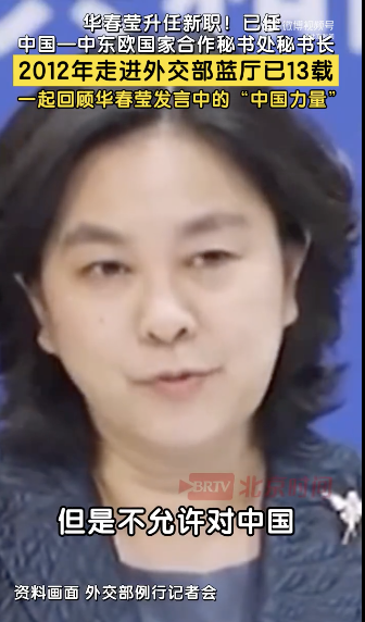  回顾华春莹霸气外交语录