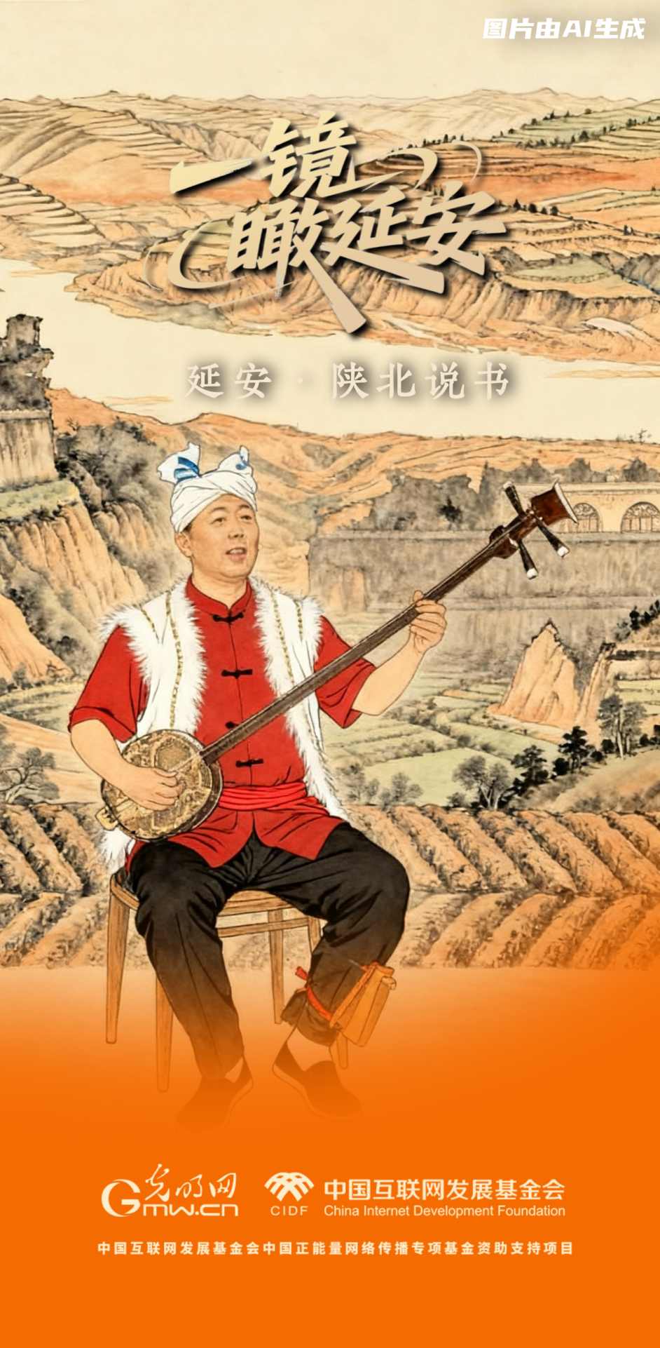 【一镜瞰延安·AI海报】跟着这些非遗文化，感受老区风土人情