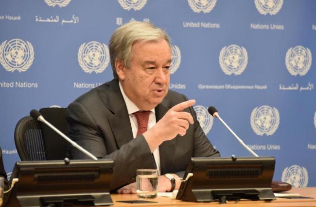 联合国秘书长对日本的态度