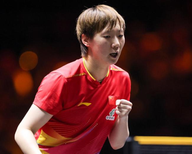 王曼昱3比0横扫早田希娜