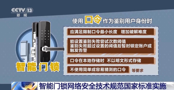你家智能门锁安全吗？新国标划红线：这些功能不合格的赶紧换