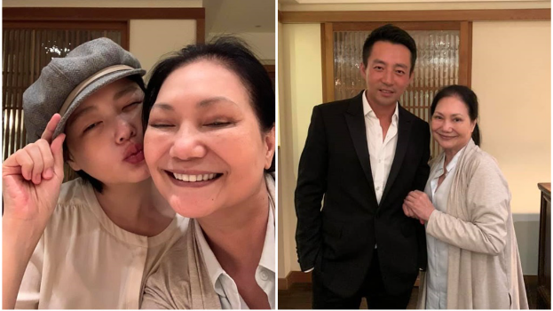 大S在世时，S妈和汪小菲的关系曾不错。（图／翻摄自黄春梅脸书 ）