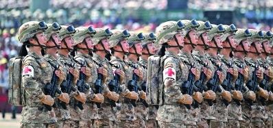 直击联勤保障部队方队受阅