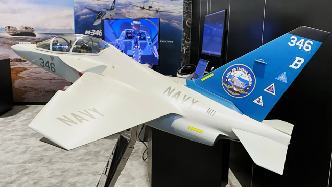 M346N再上美军展会造势，称作为海军新型教练机具备优势