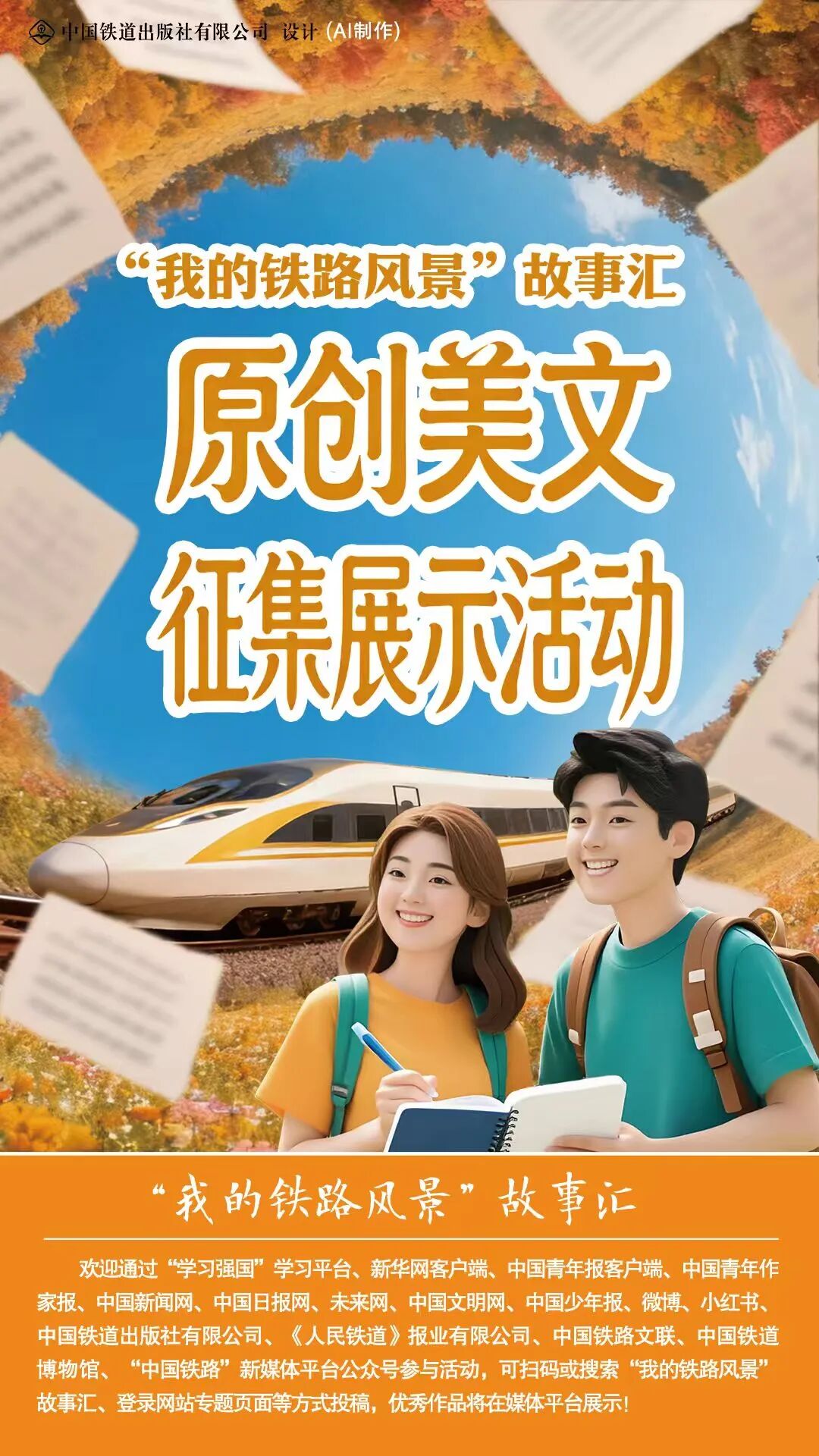 “我的铁路风景”故事汇原创美文征集展示活动即将启动 “我的铁路风景”故事汇原创美文征集展示活动即将启动