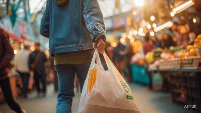 年轻人背山姆购物袋重返大集