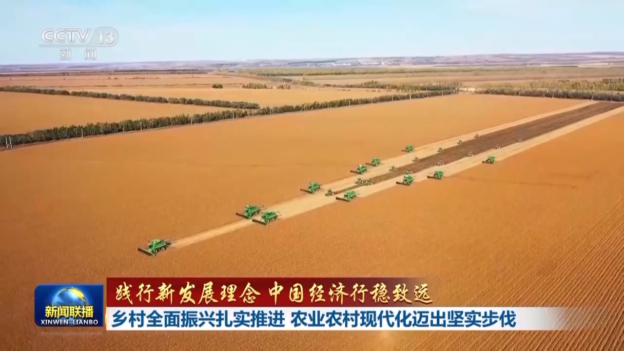 践行新发展理念 中国经济行稳致远丨乡村全面振兴扎实推进 农业农村现代化迈出坚实步伐
