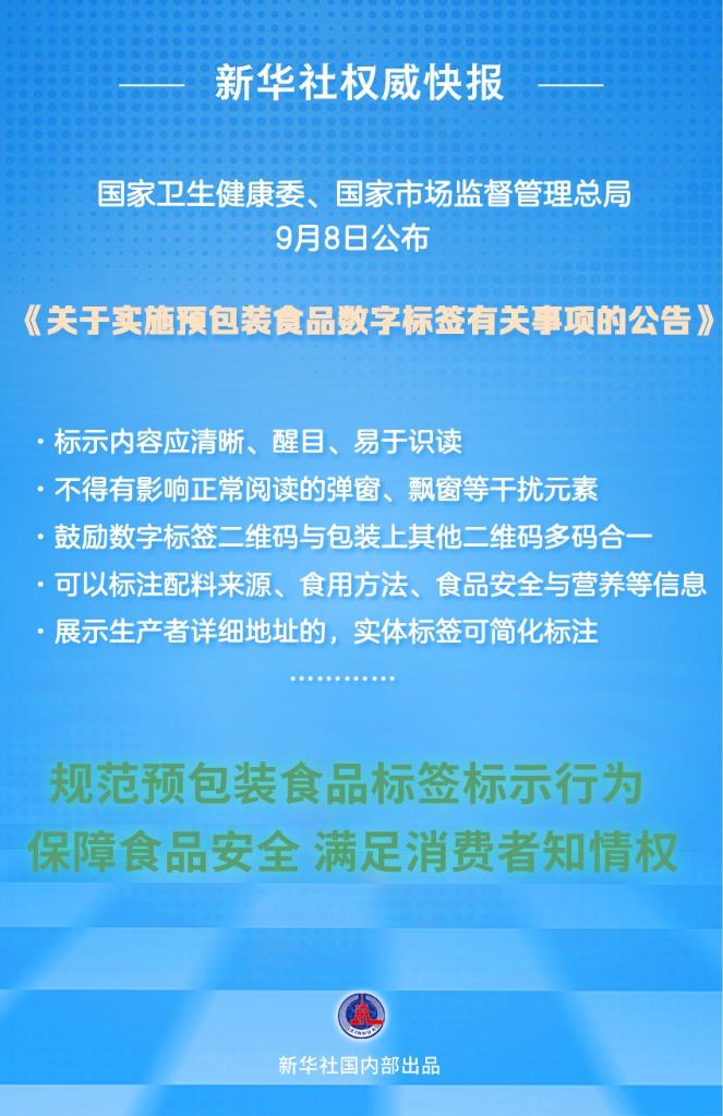 “码”上可知!我国推广数字标签助力食品安全监管