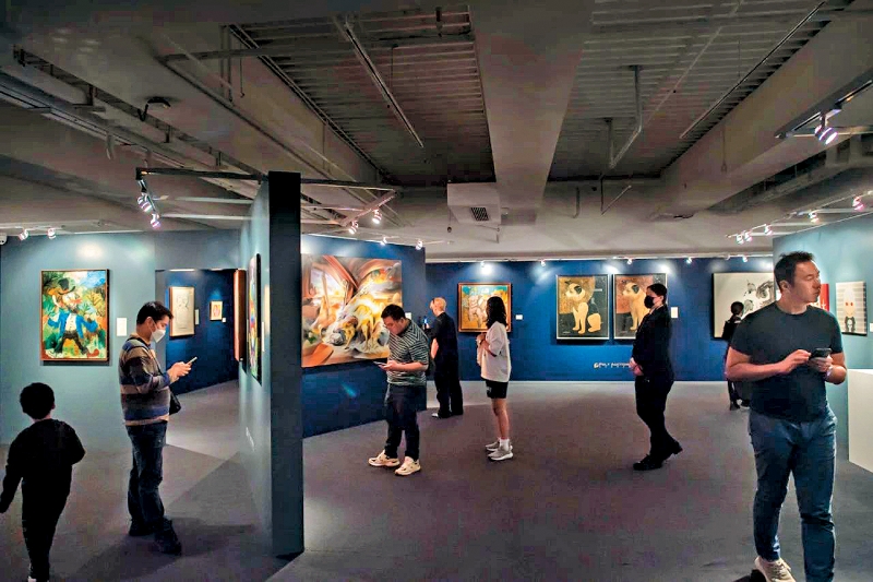 保利香港拍卖2025春季拍卖上周于上环信德中心举行预展 。