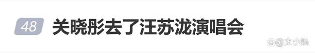关晓彤去了汪苏泷演唱会