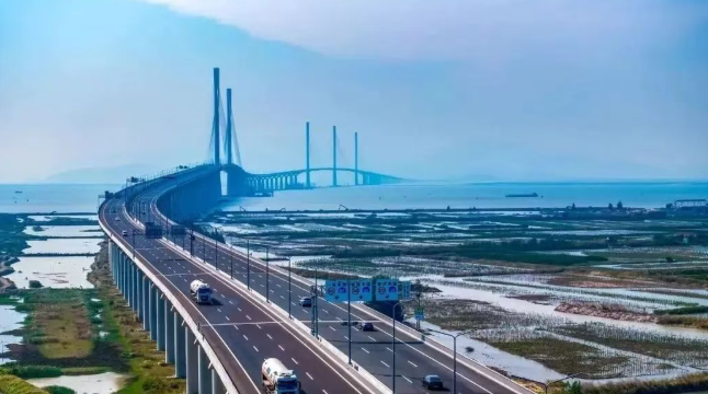 黄茅海跨海通道。图源：广东省公路建设有限公司