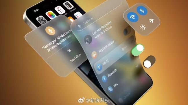 苹果iOS 19界面曝光 设计语言焕新升级