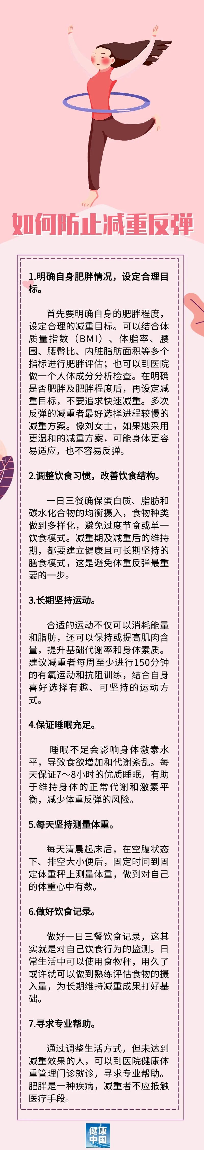 科学减重一起来| 辛苦减重,如何才能不反弹?