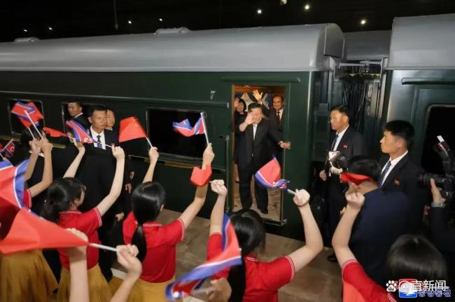金正恩结束访华启程回国：祝愿中国繁荣