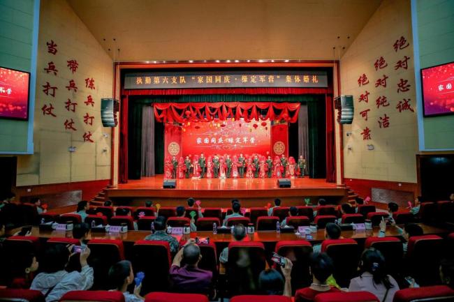 你守着国!她守着你!北京武警营区举办集体婚礼,祝贺他们,点赞当随礼!