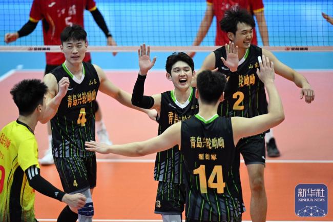 全运会男排成年组山东队胜江苏队