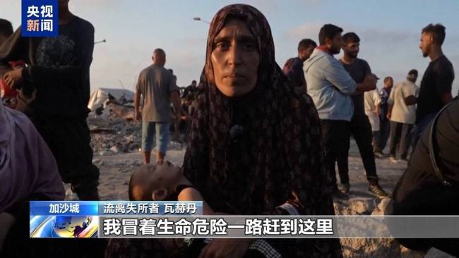 加沙民众冒生命危险寻求食物