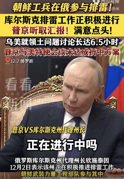 朝鲜参与俄罗斯排雷工作
