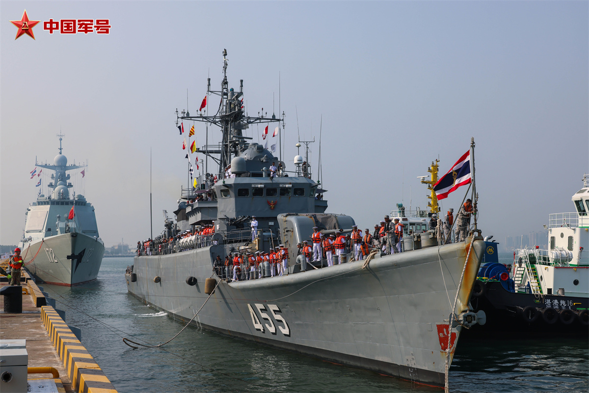中泰海军联合训练将举行 泰方联训兵力抵达湛江