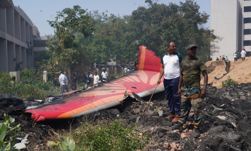 印度航空空难造成超过240人罹难。新华社 印度航空空难造成超过240人罹难。新华社