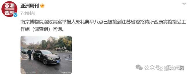 媒体：南博前院长徐湖平被带走调查