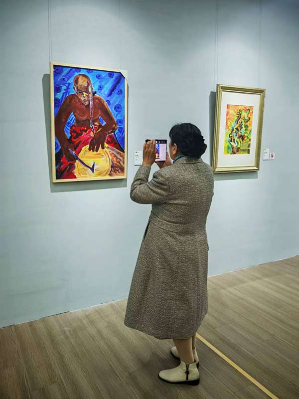 “非也然也——雄安容东非洲艺术展”举办 搭建中非文化交流桥梁