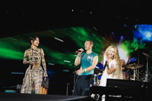 Coldplay演唱会演出精彩。 Coldplay演唱会演出精彩。