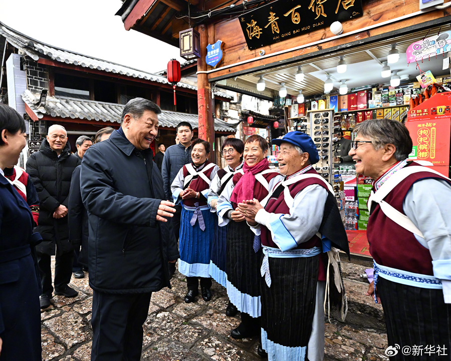 习近平考察丽江古城：文旅产业要走一条持续、健康的发展之路
