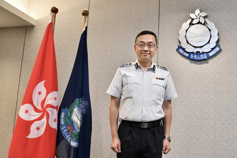 入境事务处处长郭俊峯强调，入境处会继续守好国家的南大门，坚实承担维护国家安全的责任。 卢江球摄.jpg