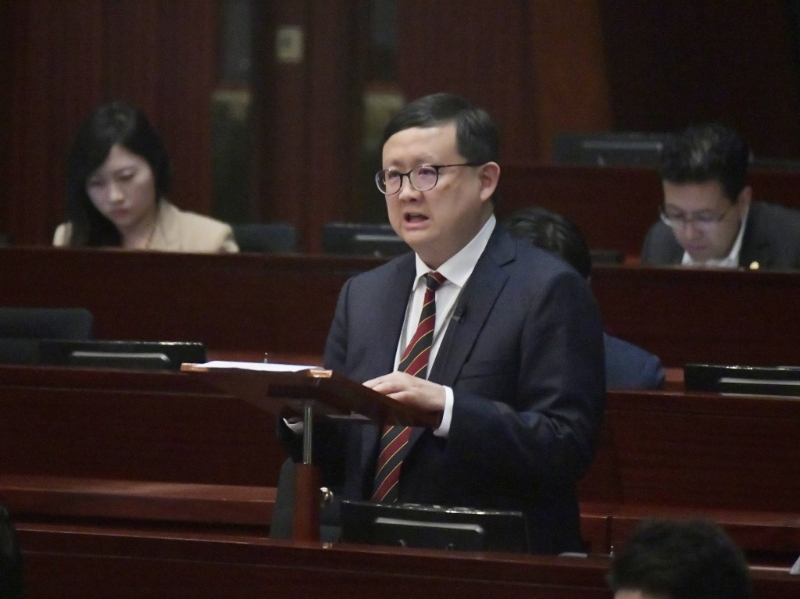民建联黄英豪。 资料图片