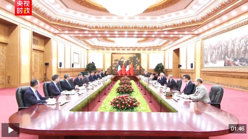 独家视频丨习近平：中法两国应当展现责任担当 高举多边主义旗帜 坚定站在历史正确一边